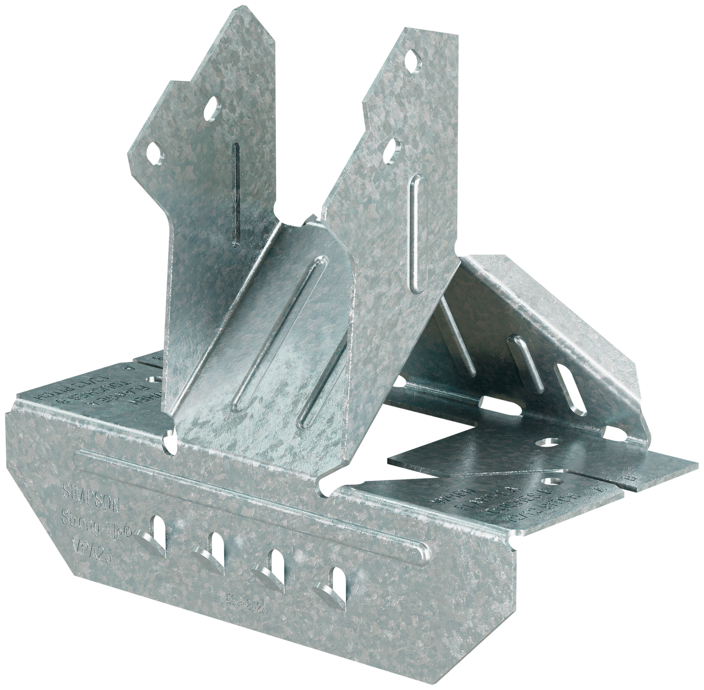 Simpson Strong-Tie VPA25 VPA Galvanized Variable-Pitch Connector for 1-3/4 in. Joist (Pack of 25)