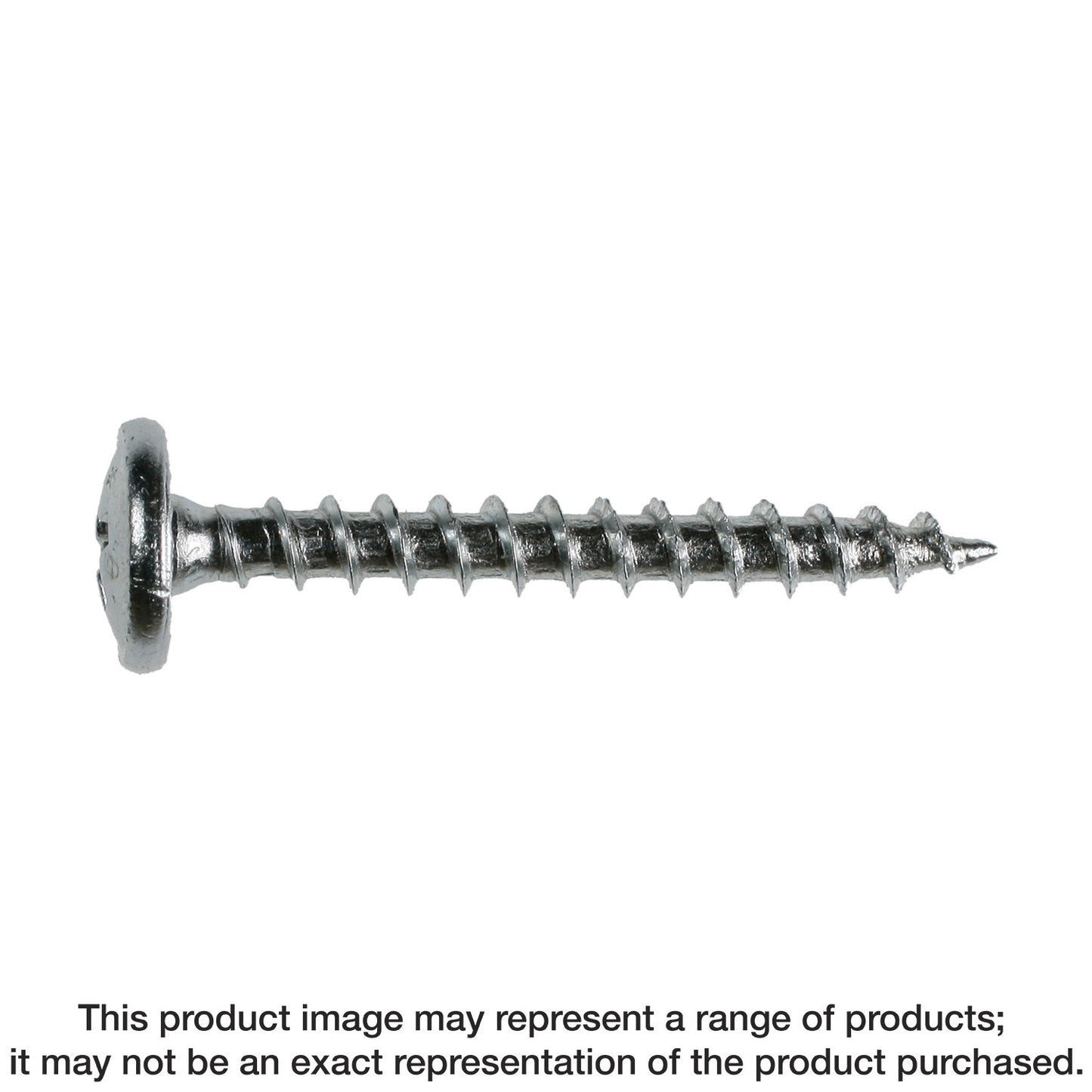 Simpson Strong-Tie SD8X1.25-R Wafer-Head Screw — #8 x 1-1/4 in. #2 Phillips, Clear Zinc Coating (100-Qty) (Pack of 16)