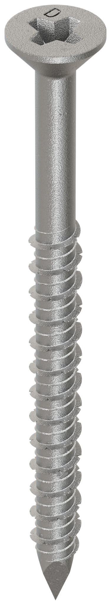 Simpson Strong-Tie TTN25314PFSS Titen® 1/4 in. x 3-1/4 in. Phillips Flat-Head Stainless-Steel Concrete and Masonry Screw (100-Qty) (Pack of 4)