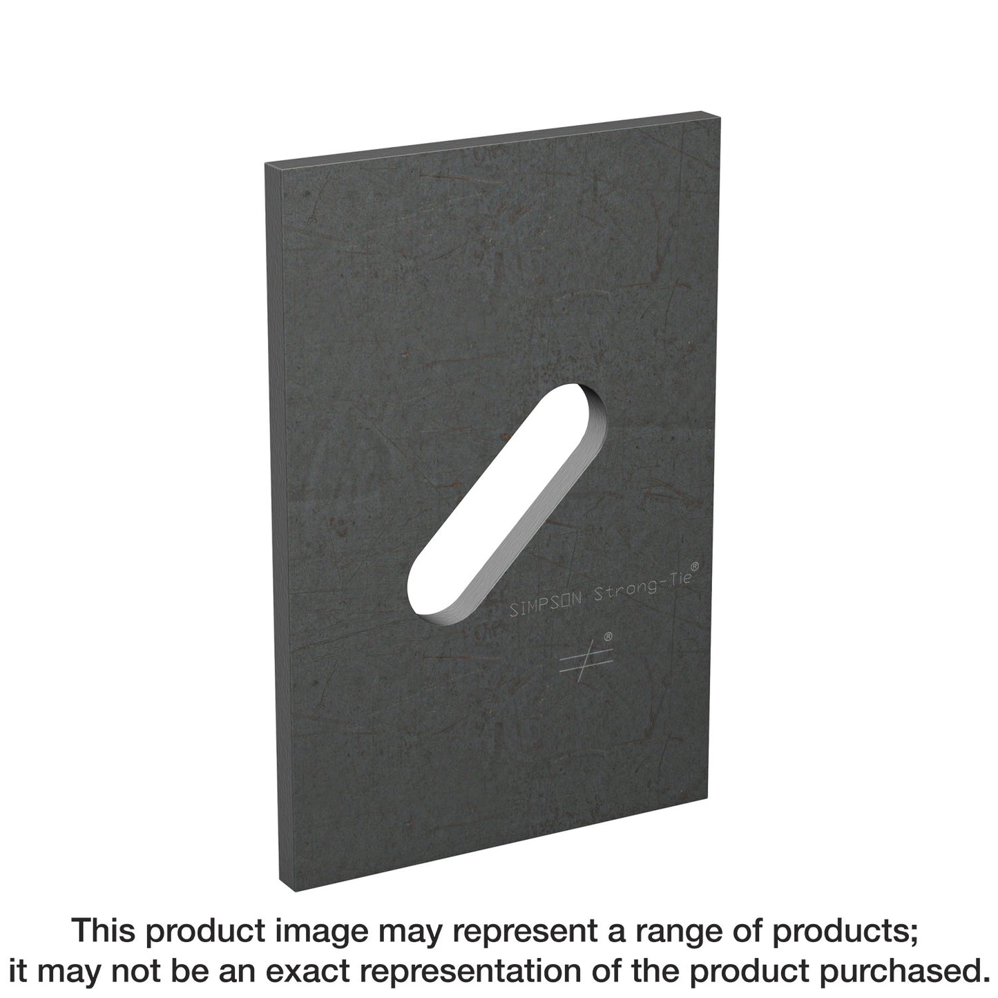 Simpson Strong-Tie BPS 5/8-3 BPS 3 in. x 3 in. Slotted Bearing Plate with 5/8 in. Bolt Dia. (Pack of 2000)