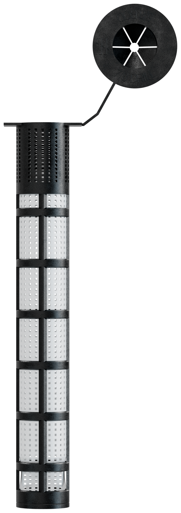 Simpson Strong-Tie AWS626P Opti-Mesh 6 in. Acrylic Adhesive Plastic Screen Tube for 5/8 in. Rod for AT-XP (Pack of 50)