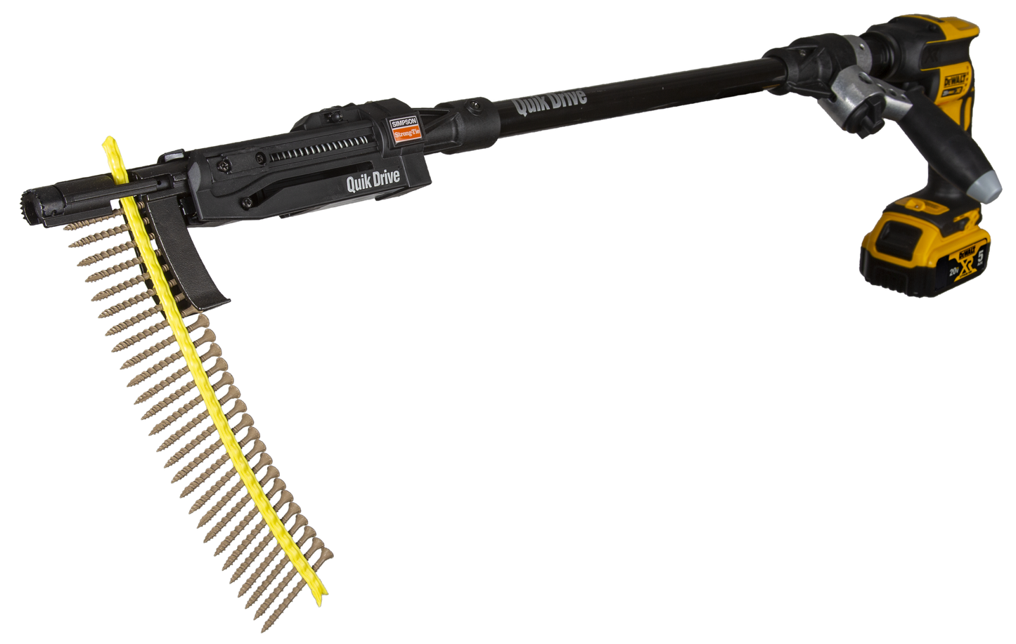 Simpson Strong-Tie PRO300SG2DC2K Quik Drive® Cordless PRO300SG2 Decking System w/ DeWalt® 2000 RPM Screwdriver Motor