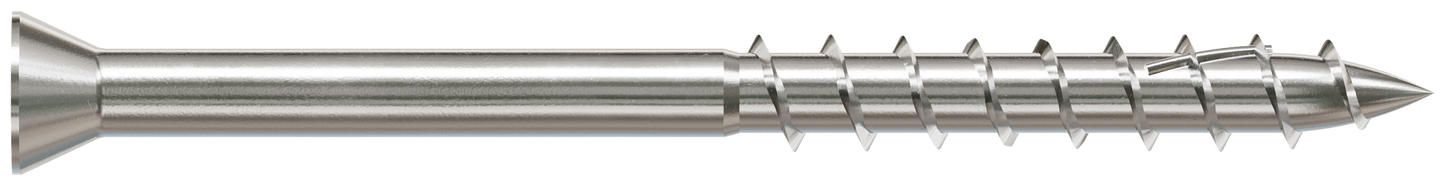 Simpson Strong-Tie S07200WP1 Deck-Drive™ DWP WOOD SS Screw — #7 x 2 in. T-15, Trim Head, Type 305 (1 lb.) (Pack of 1500)