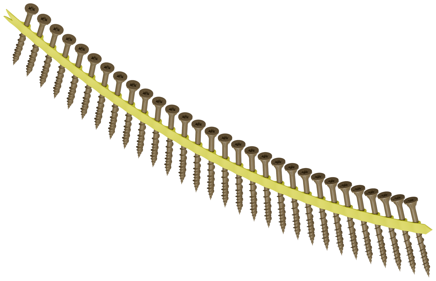 Simpson Strong-Tie WSVF2S Strong-Drive® WSVF SUBFLOOR Screw (Collated) — #9 x 2 in. T25, Gray (2000-Qty)