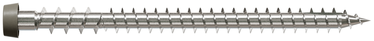 Simpson Strong-Tie DCU234P305GR Deck-Drive™ DCU COMPOSITE Screw — #10 x 2-3/4 in. T20, Type 305, Gray (350-Qty) (Pack of 300)