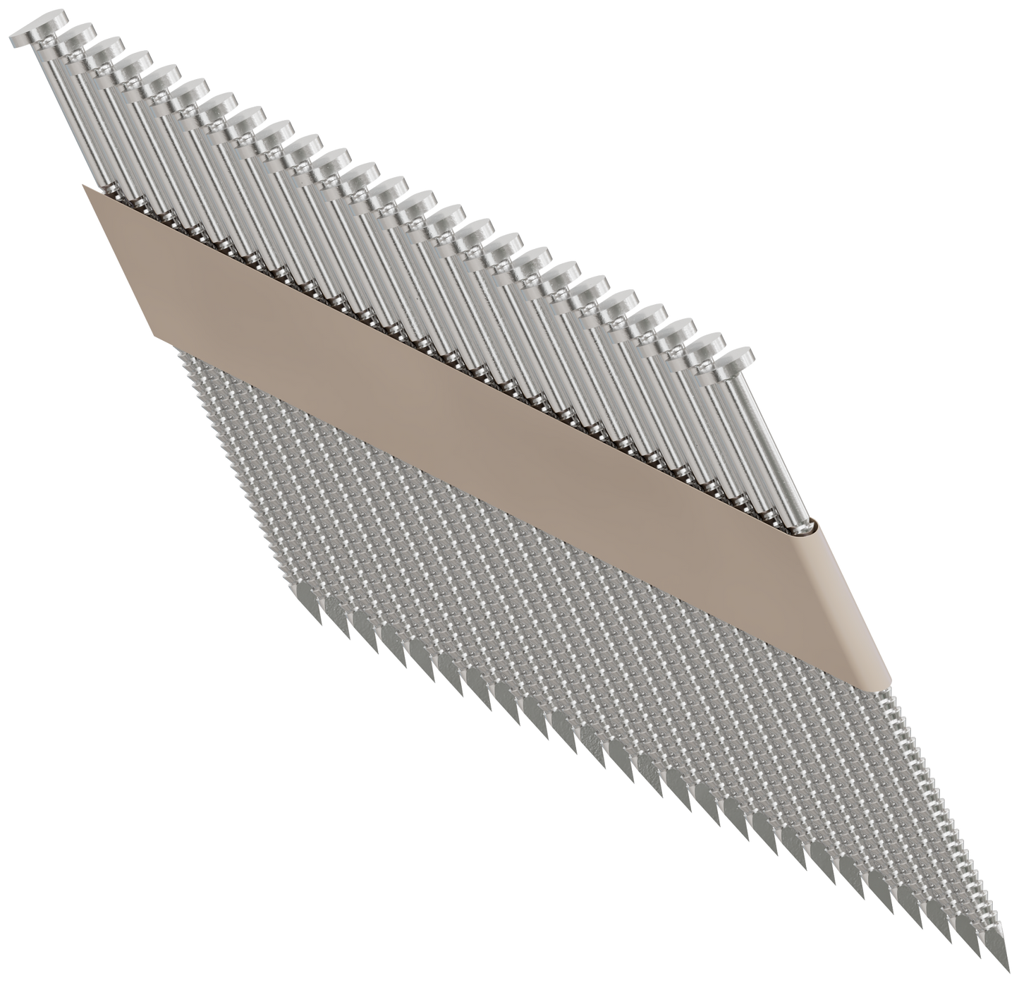 Simpson Strong-Tie S300T31250 31°–34° Paper Tape, Clipped Head, Ring-Shank Nail — 3 in. Type 304 (250-Qty) (Pack of 960)