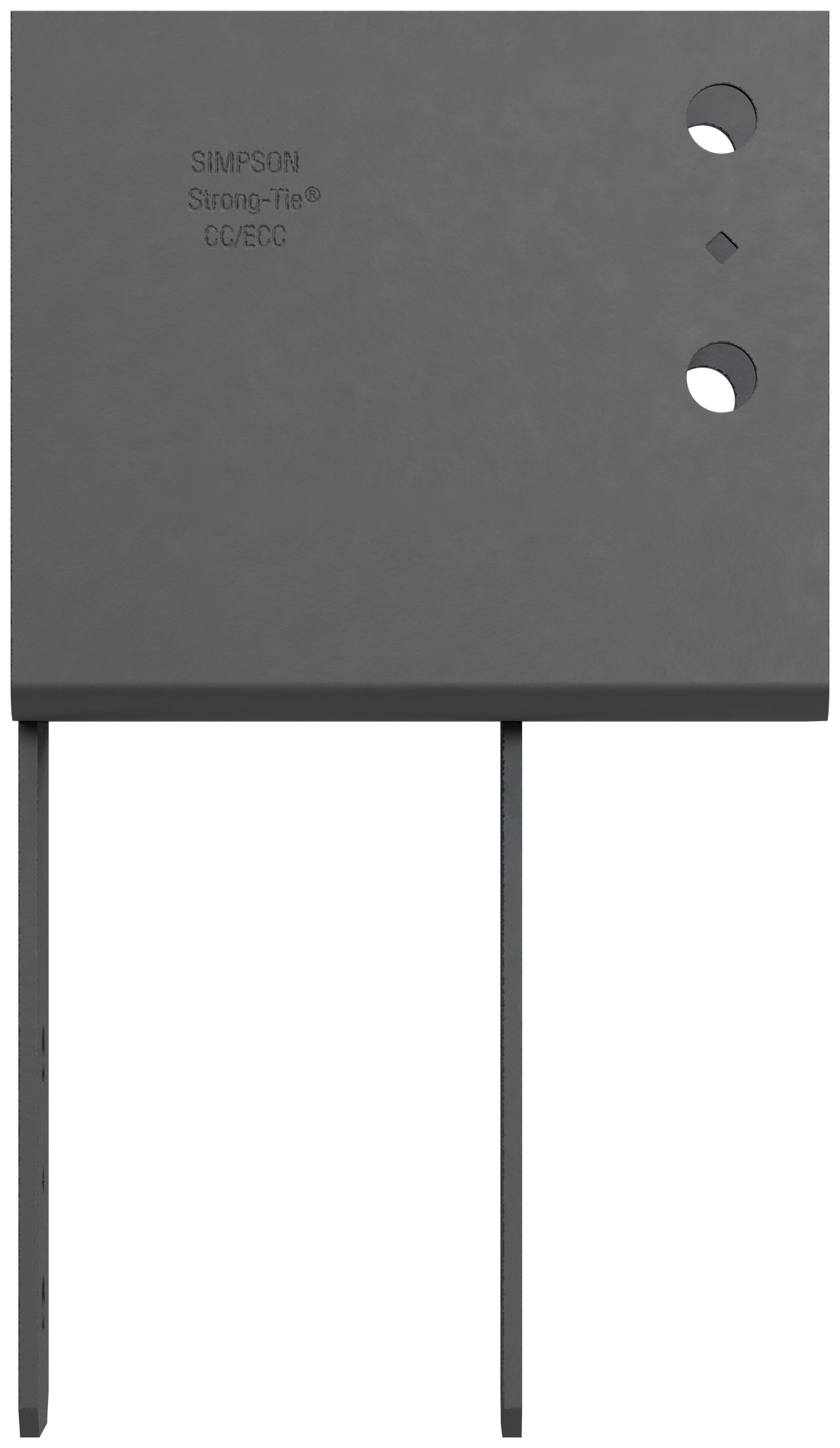 Simpson Strong-Tie ECC5 1/4-6 ECC End Column Cap for 5-1/8 in. Beam, 6x Post