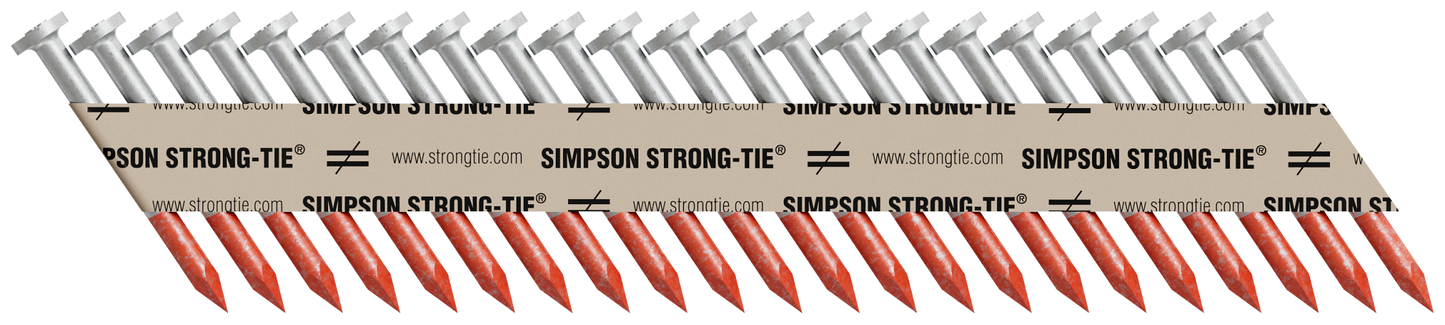 Simpson Strong-Tie N8HDGPT4000 Strong-Drive® 33° SCN SMOOTH-SHANK CONNECTOR Nail — 1-1/2 in. x .131 in. HDG (4000-Qty)
