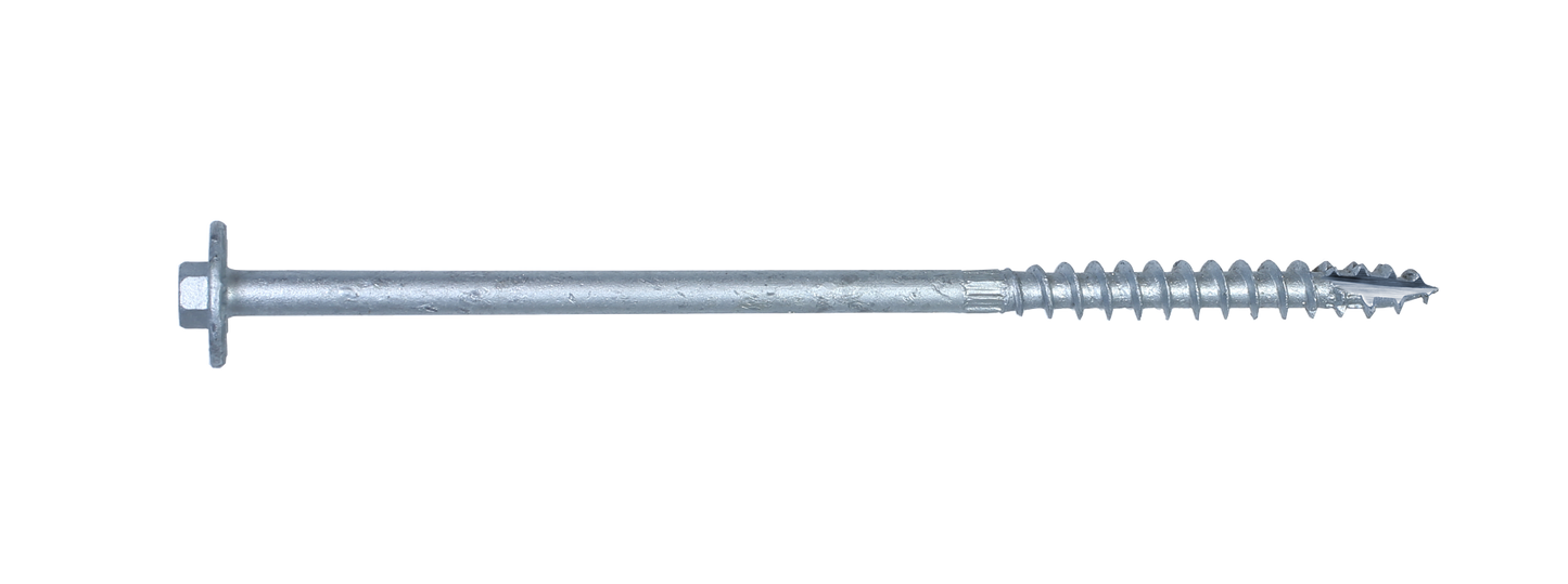 Simpson Strong-Tie SDWH27800GMB Strong-Drive® SDWH™ TIMBER-HEX HDG Screw — 0.276 in. x 8 in. 3/8 Hex (150-Qty) (Pack of 36)