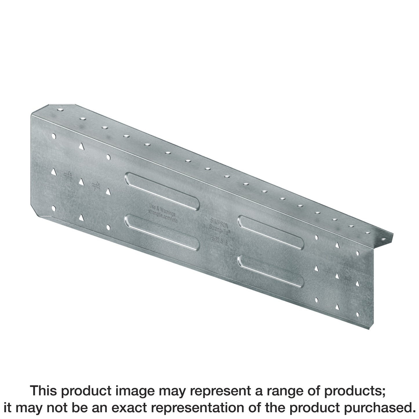 Simpson Strong-Tie FSB3.518-R25 FSB Bypass Framing Fixed-Clip Strut Connector (Qty-25)