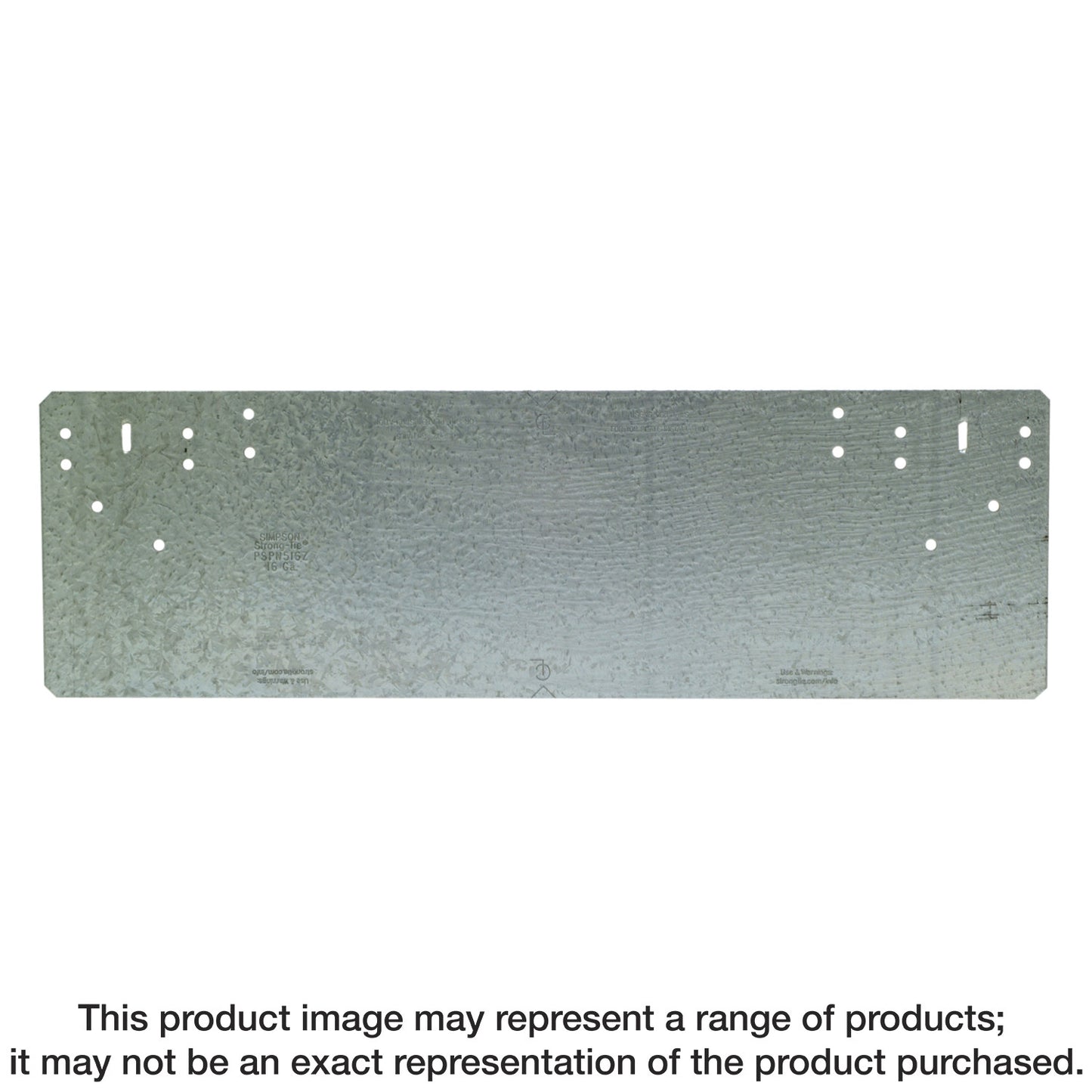 Simpson Strong-Tie PSPN516Z PSPNZ 5 in. x 16-5/16 in. ZMAX® Galvanized Protecting Shield Plate Nail Stopper (Pack of 480)
