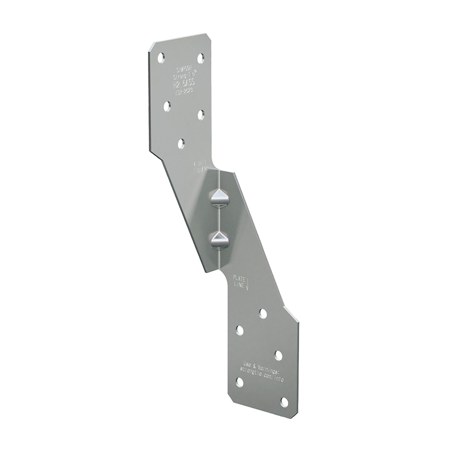 Simpson Strong-Tie H2.5ASS H2.5A 18-Gauge Stainless-Steel Hurricane Tie (Pack of 7200)