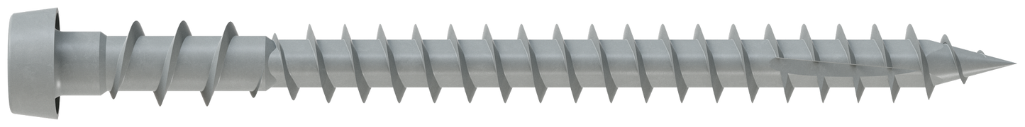 Simpson Strong-Tie DCU238SGR Deck-Drive™ DCU COMPOSITE Screw (Collated) — #10 x 2-3/8 in. Quik Guard® Gray (1000-Qty) (Pack of 100)