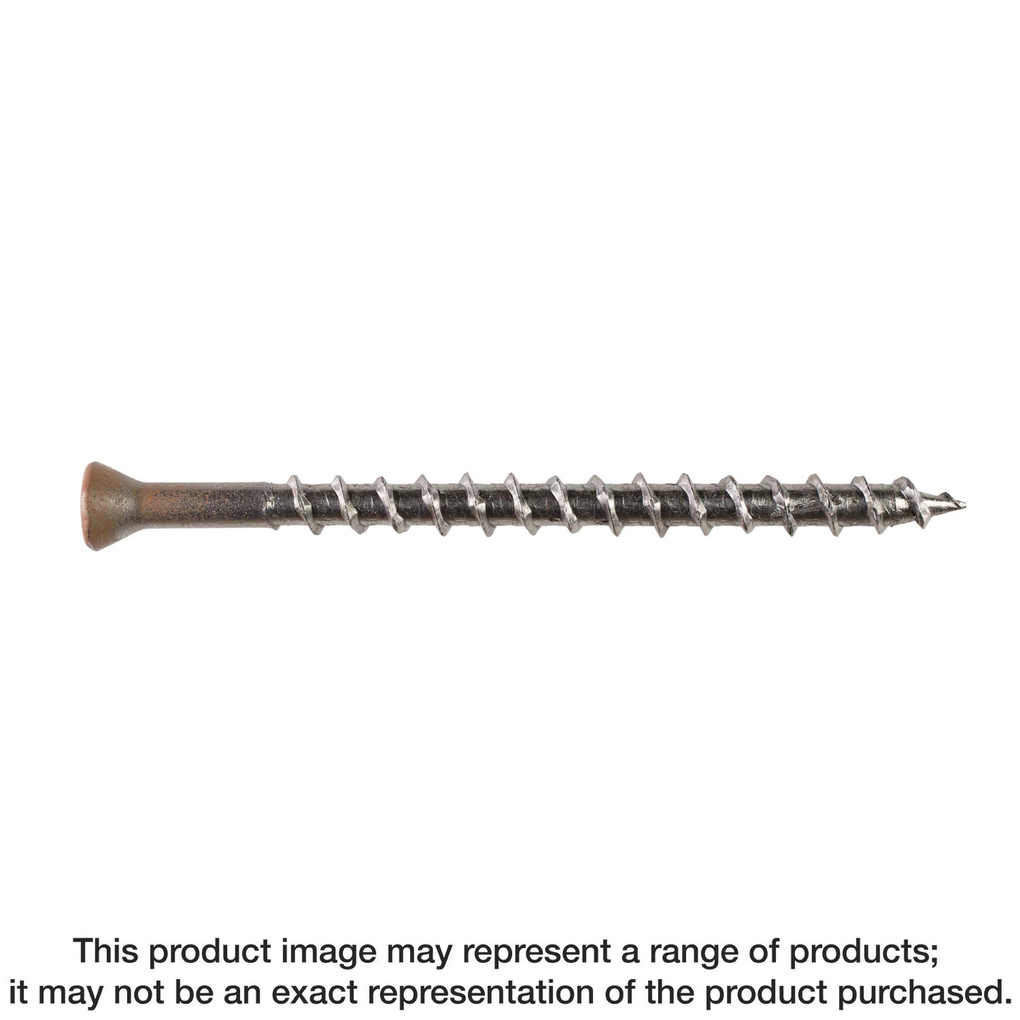 Simpson Strong-Tie S07200WPP Deck-Drive™ DWP WOOD SS Screw — #7 x 2 in. T-15, Trim Head, Type 305 (350-Qty)