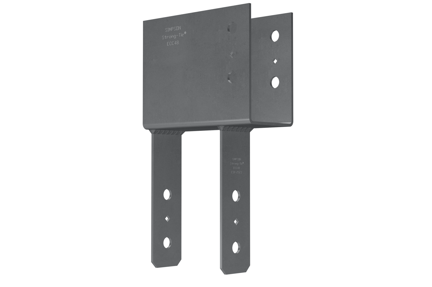 Simpson Strong-Tie ECC5 1/4-6 ECC End Column Cap for 5-1/8 in. Beam, 6x Post (Pack of 72)