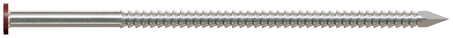 Simpson Strong-Tie S10SNDR1 Painted Siding Nail — 3 in. x .113 in. Type 304 Stainless Steel, Redwood (1 lb.) (Pack of 10)