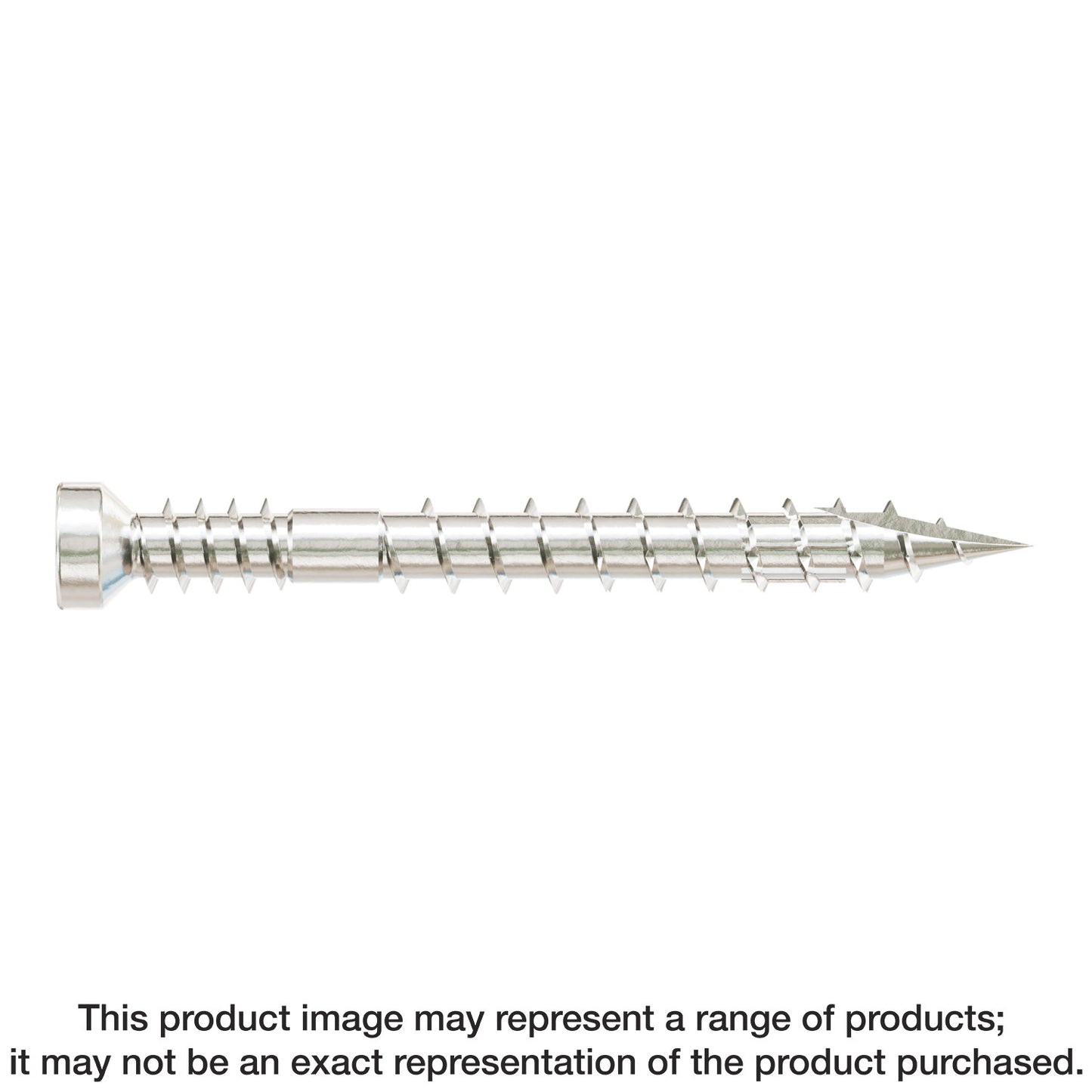 Simpson Strong-Tie FT07112T100 Finish Trim Screw — #7 x 1-1/2 in. T10, Trim-Head, Type 316 (100-Qty) (Pack of 5)