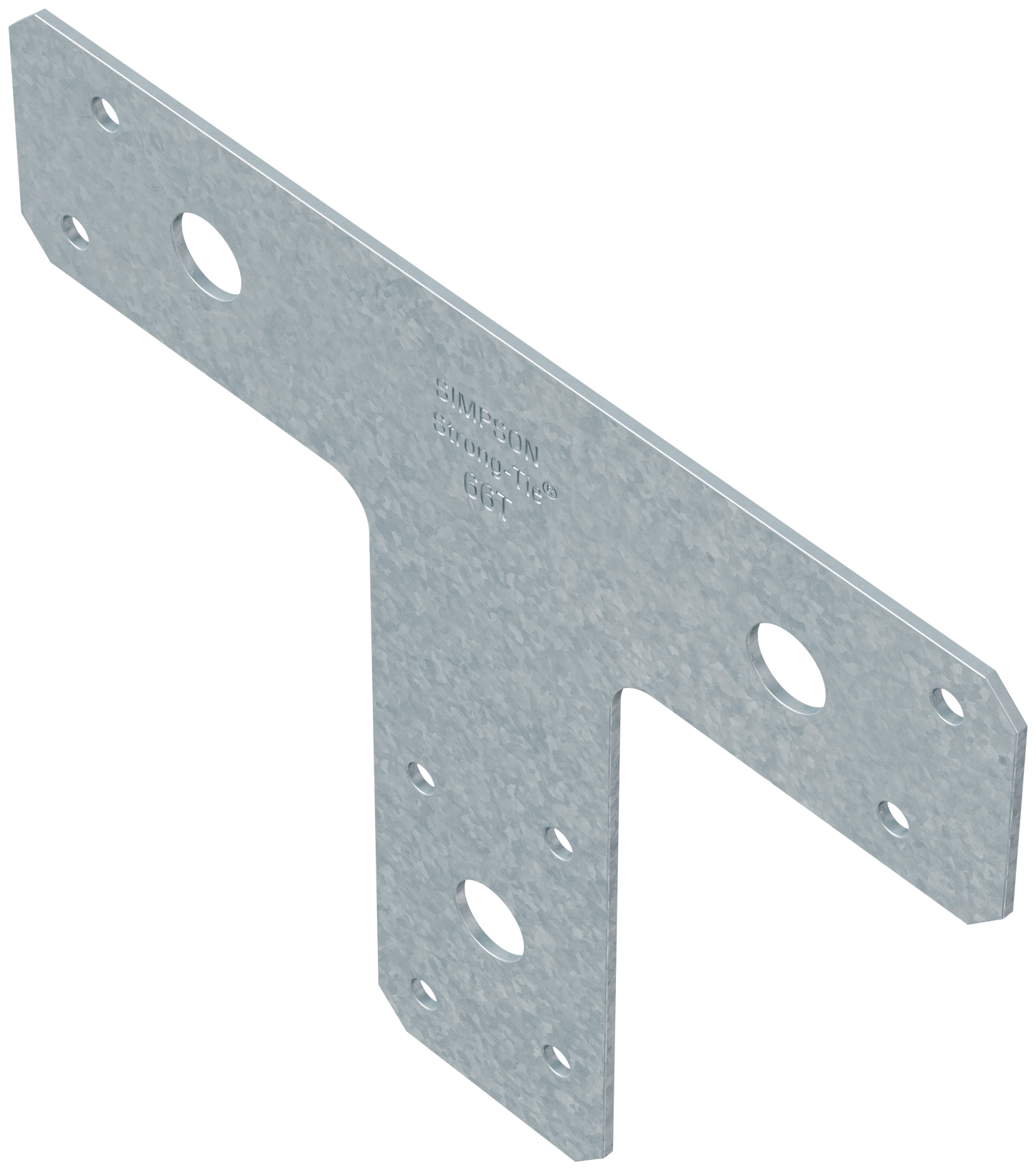 Simpson Strong-Tie 66T 6 in. x 5 in. 14-Gauge Galvanized T Strap