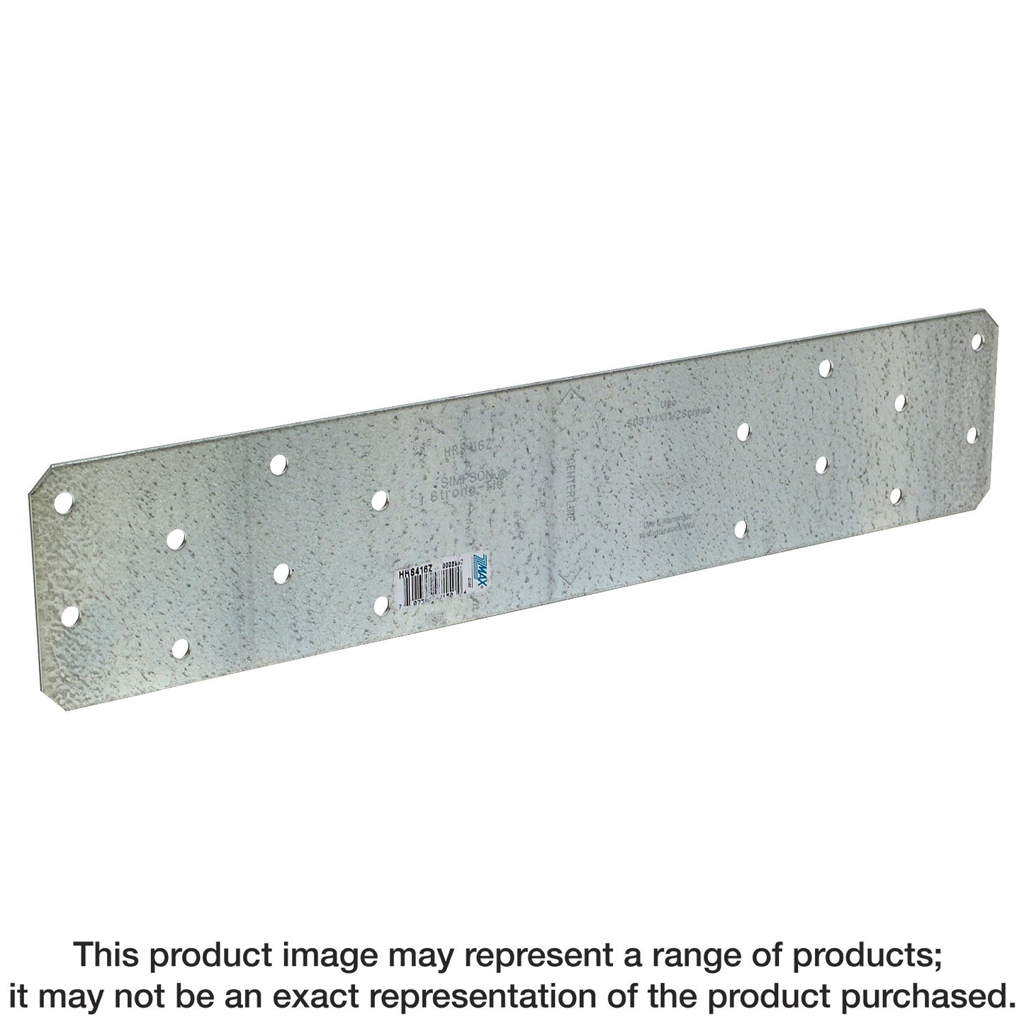 Simpson Strong-Tie HRS416Z HRS 16 in. 12-Gauge ZMAX® Galvanized Heavy Strap Tie (Pack of 10)