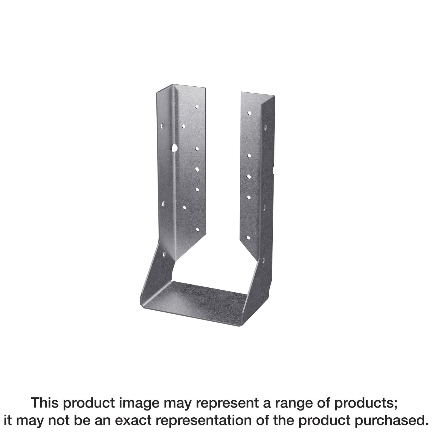 Simpson Strong-Tie HUCQ210-3SS-SDS HUCQ Stainless-Steel Heavy Face-Mount Concealed-Flange Joist Hanger for Triple 2x10 w/ Screws