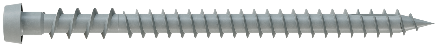 Simpson Strong-Tie DCU234SGR01 Deck-Drive™ DCU COMPOSITE Screw (Collated) — #10 x 2-3/4 in. Quik Guard® Gray 01 (1000-Qty) (Pack of 100)