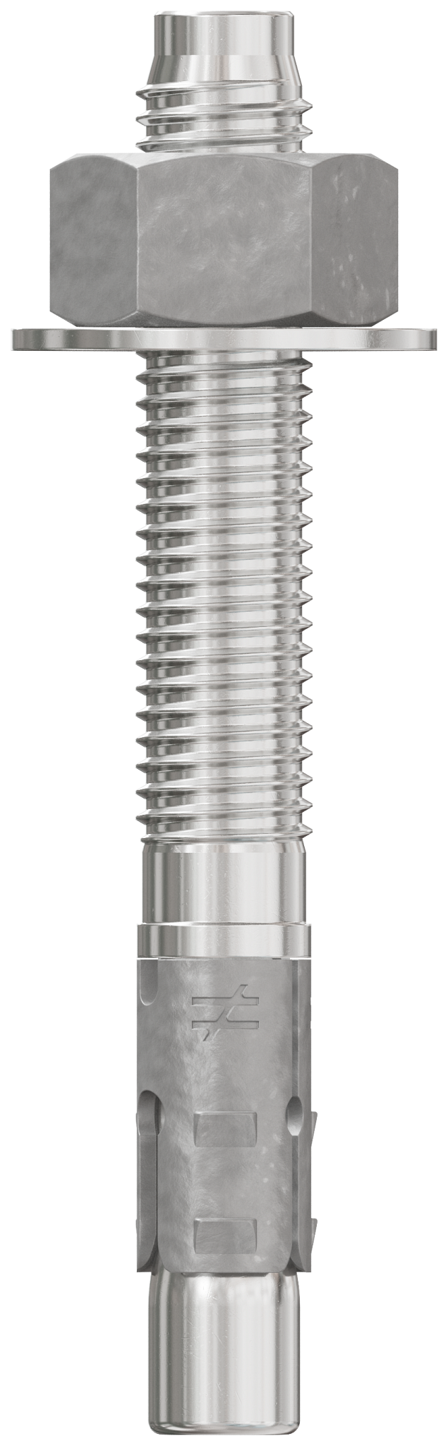 Simpson Strong-Tie STB2-62500S4F20 Strong-Bolt® 2 — 5/8 in. x 5 in. Type 304 Stainless-Steel Wedge Anchor, Fully Assembled (20-Qty) (Pack of 2)