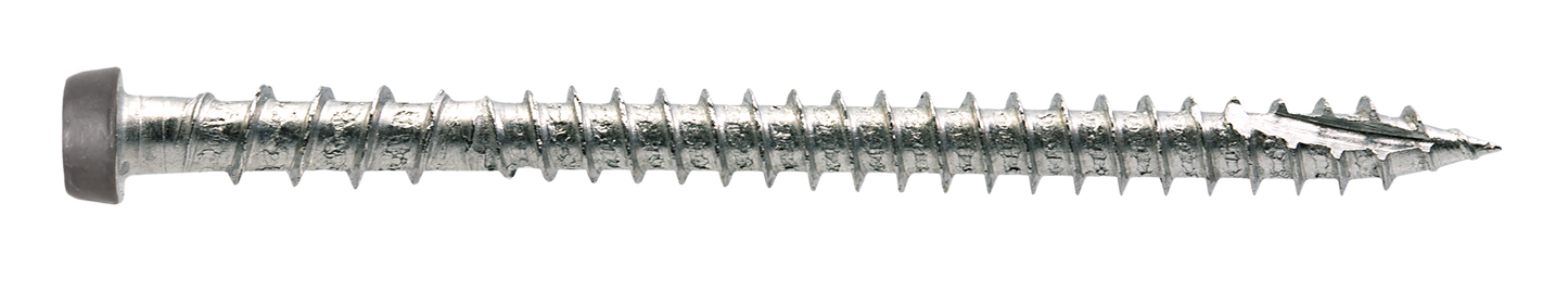 Simpson Strong-Tie DCU234P316GR04 Deck-Drive™ DCU COMPOSITE Screw — #10 x 2-3/4 in. T20, Type 316, Gray 04 (350-Qty) (Pack of 6)