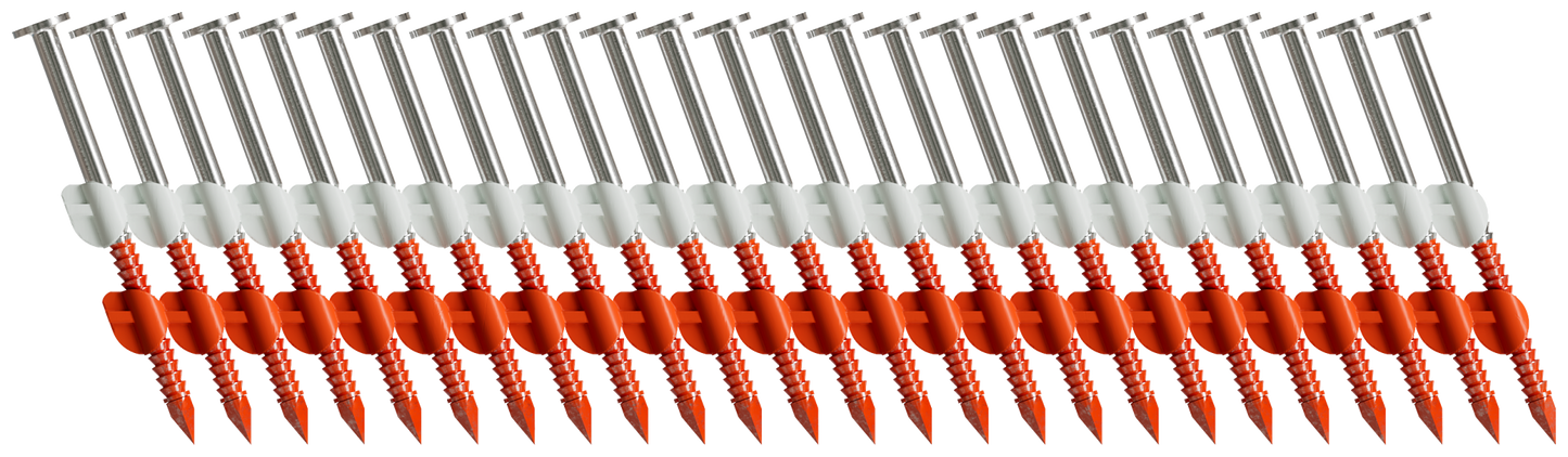 Simpson Strong-Tie T12A200CNB 20°–22° Plastic Strip, Full Round Head, Ring-Shank Nail — 2 in. x .113 in. Type 316 (5000-Qty) (Pack of 80)