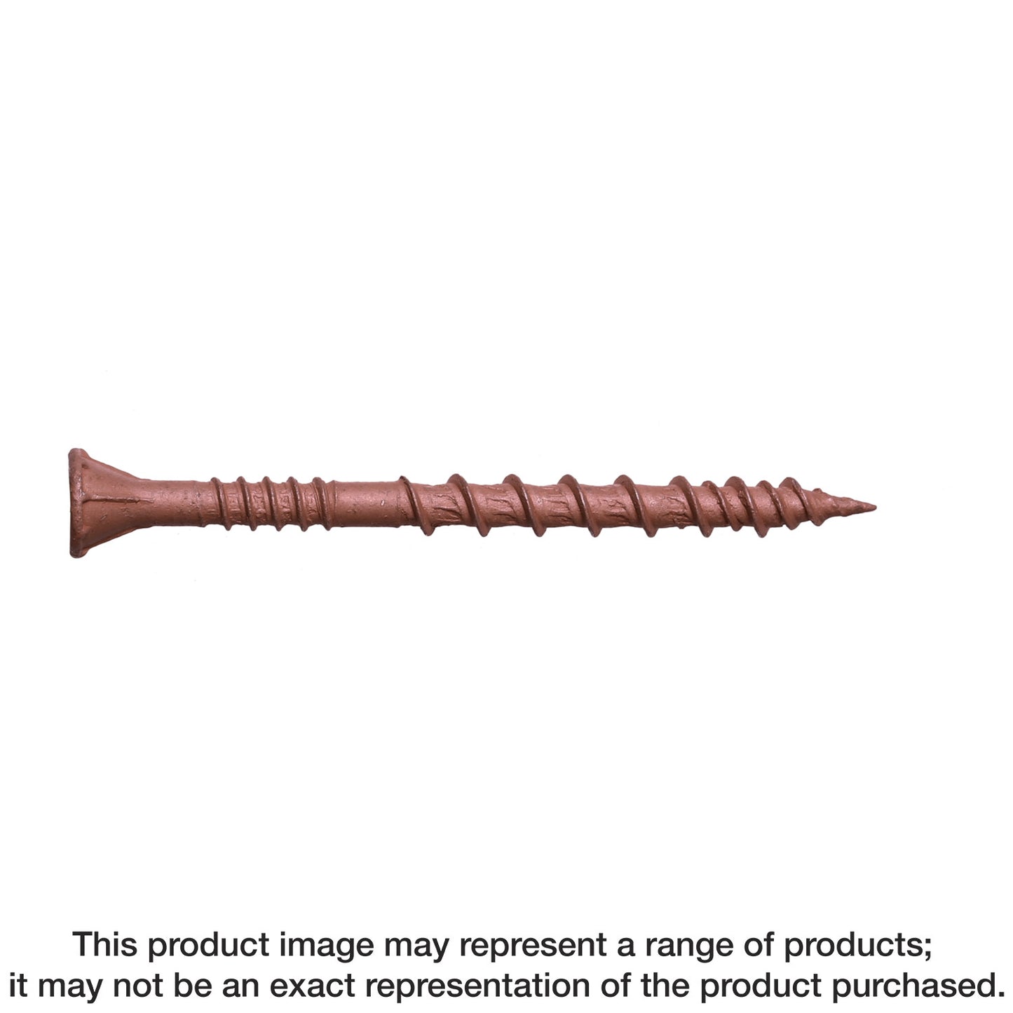 Simpson Strong-Tie DSVR158R5LB Deck-Drive™ DSV WOOD Screw — #8 x 1-5/8 in. T-25, Flat Head, Quik Guard®, Red (5 lb.) (Pack of 6)