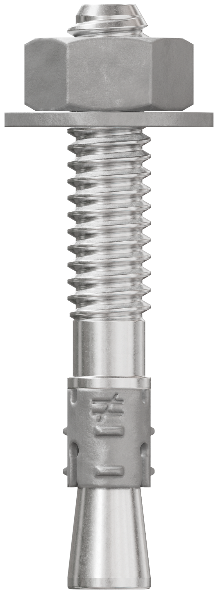 Simpson Strong-Tie STB2-25134S6F100 Strong-Bolt® 2 — 1/4 in. x 1-3/4 in. Type 316 Stainless-Steel Wedge Anchor, Fully Assembled (100-Qty) (Pack of 420)