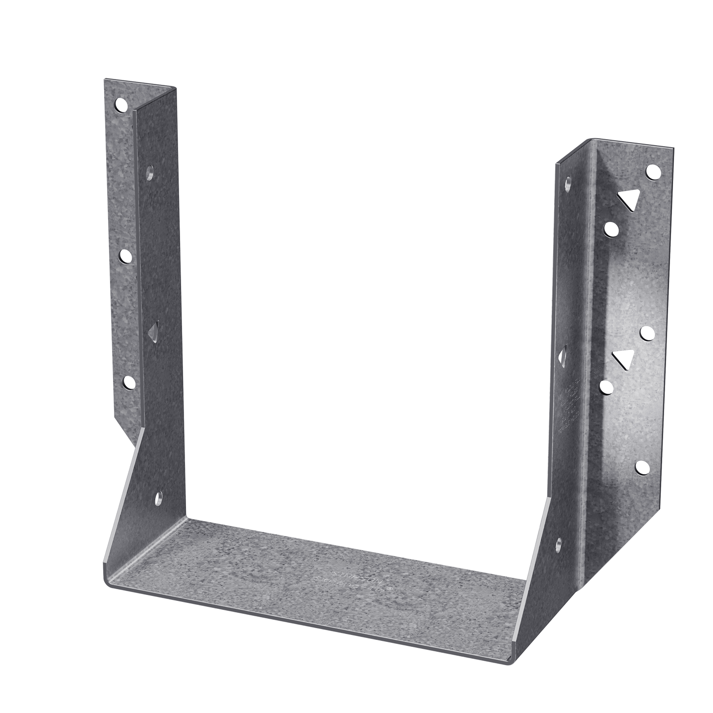 Simpson Strong-Tie HU28-4 HU Galvanized Face-Mount Joist Hanger for Quad 2x8 (Pack of 25)