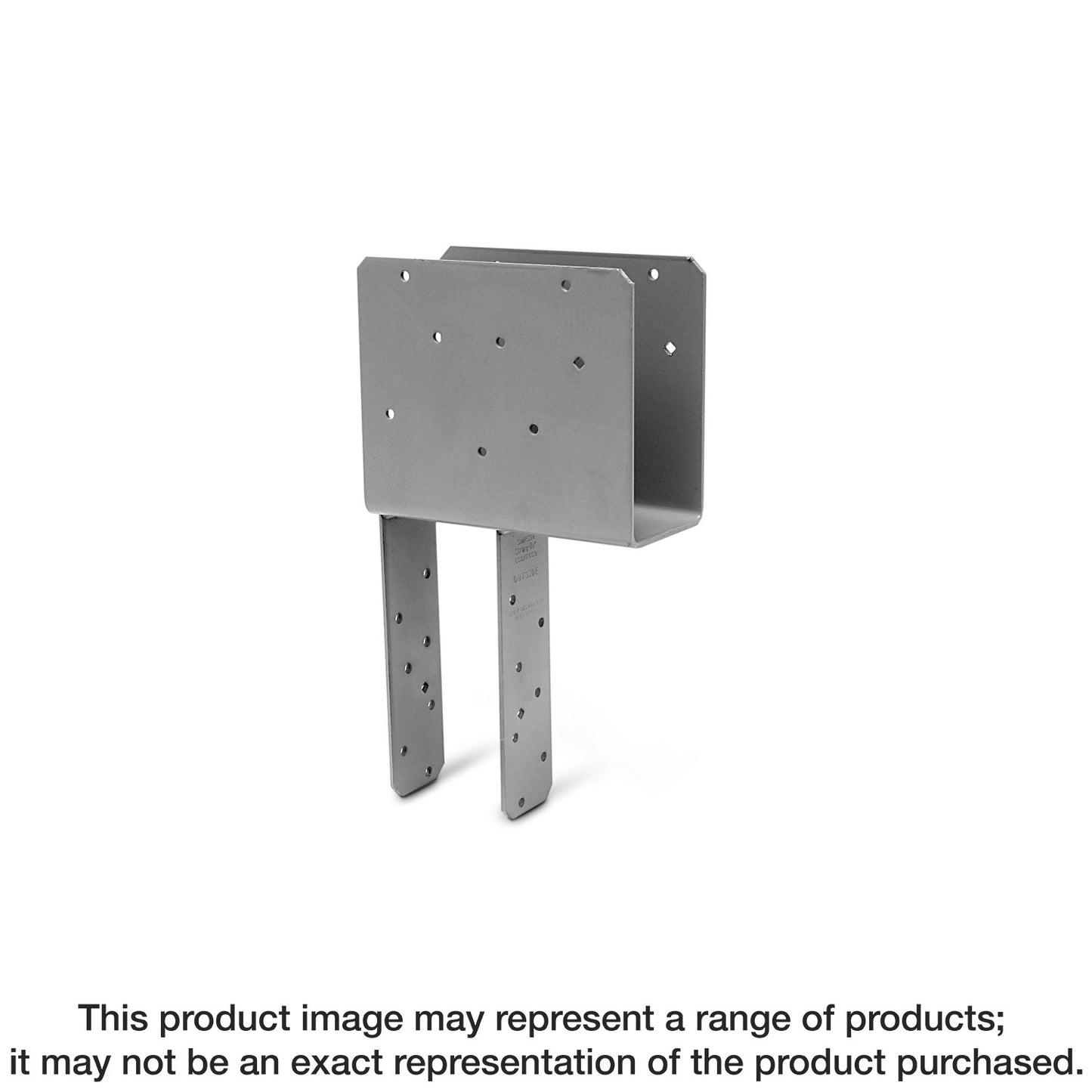 Simpson Strong-Tie ECCQ4.62-5.50HDG ECCQ™ HDG End Column Cap for Triple 2x Beam, 6x Post, with Strong-Drive® SDS Screws