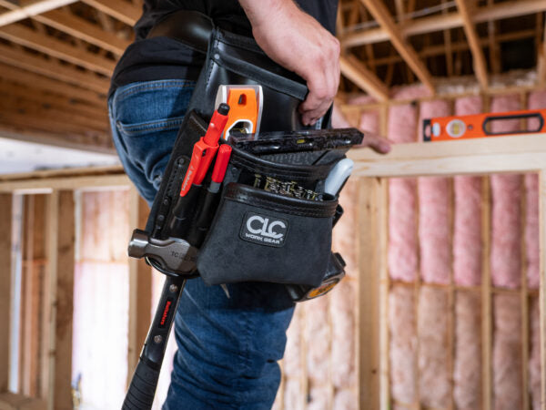 CLC 55423 Heavy Duty Leather Nail & Tool Bag