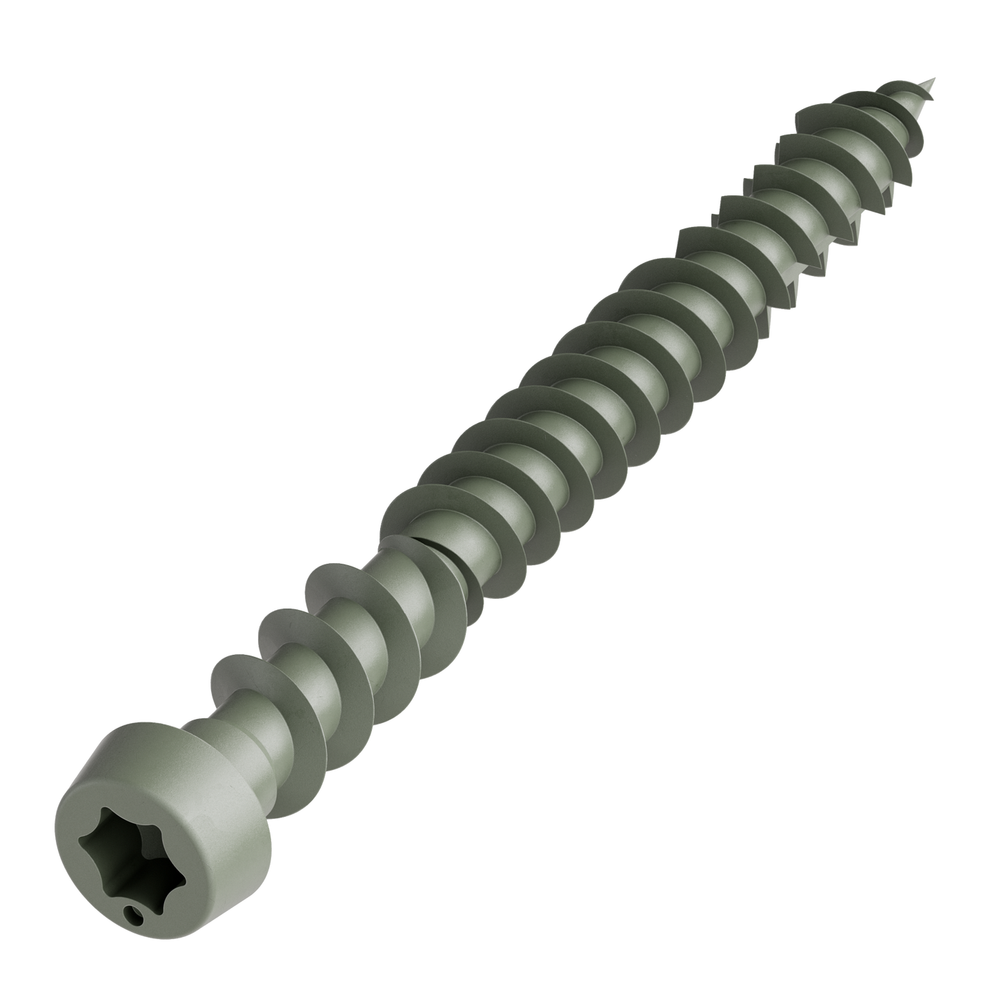Simpson Strong-Tie DCU2GRR70 Deck-Drive™ DCU COMPOSITE Screw — #10 x 2 in. T20, Quik Guard®, Gray (70-Qty)