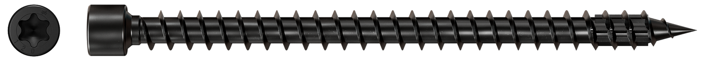 Simpson Strong-Tie SDCFC8X120-R50 Strong-Drive® SDCFC TIMBER-CFC Screw — 0.315 in. x 4-3/4 in. T40, E-Coat® (50-Qty) (Pack of 360)