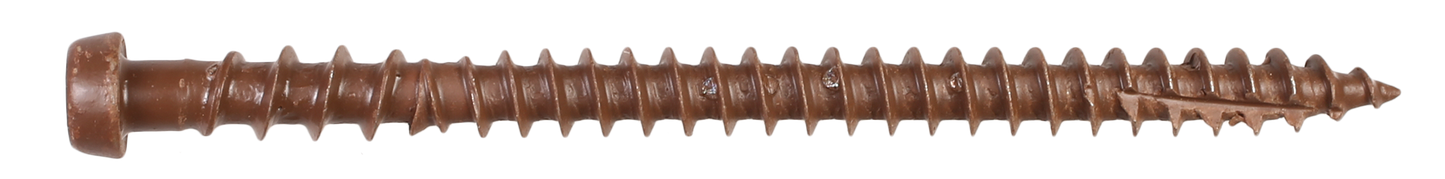 Simpson Strong-Tie DCU234TN01R70 Deck-Drive™ DCU COMPOSITE Screw — #10 x 2-3/4 in. T20, Quik Guard®, Tan 01 (70-Qty) (Pack of 5)