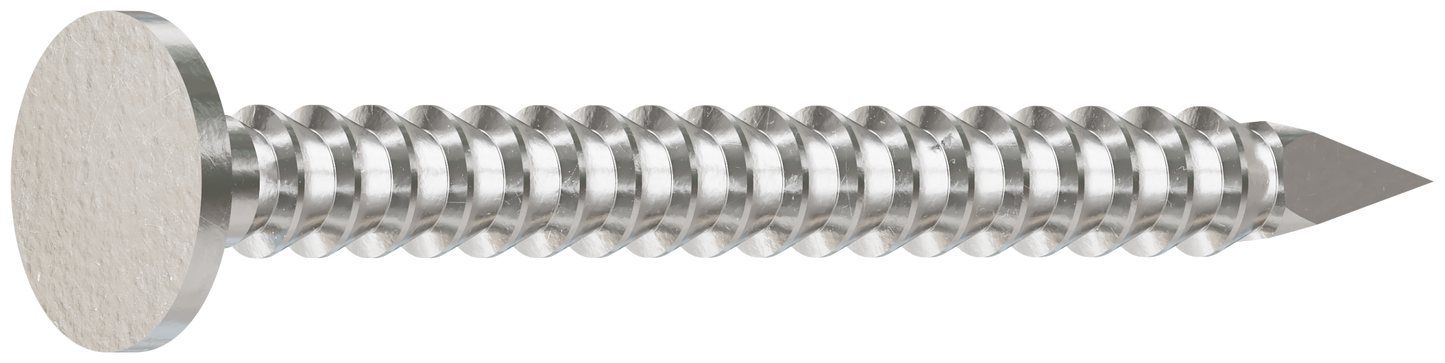 Simpson Strong-Tie S2HACN1 Common Nail, Annular Ring Shank — 1-in. x .083-in. Type 304 Stainless Steel (1 lb.) (Pack of 10)