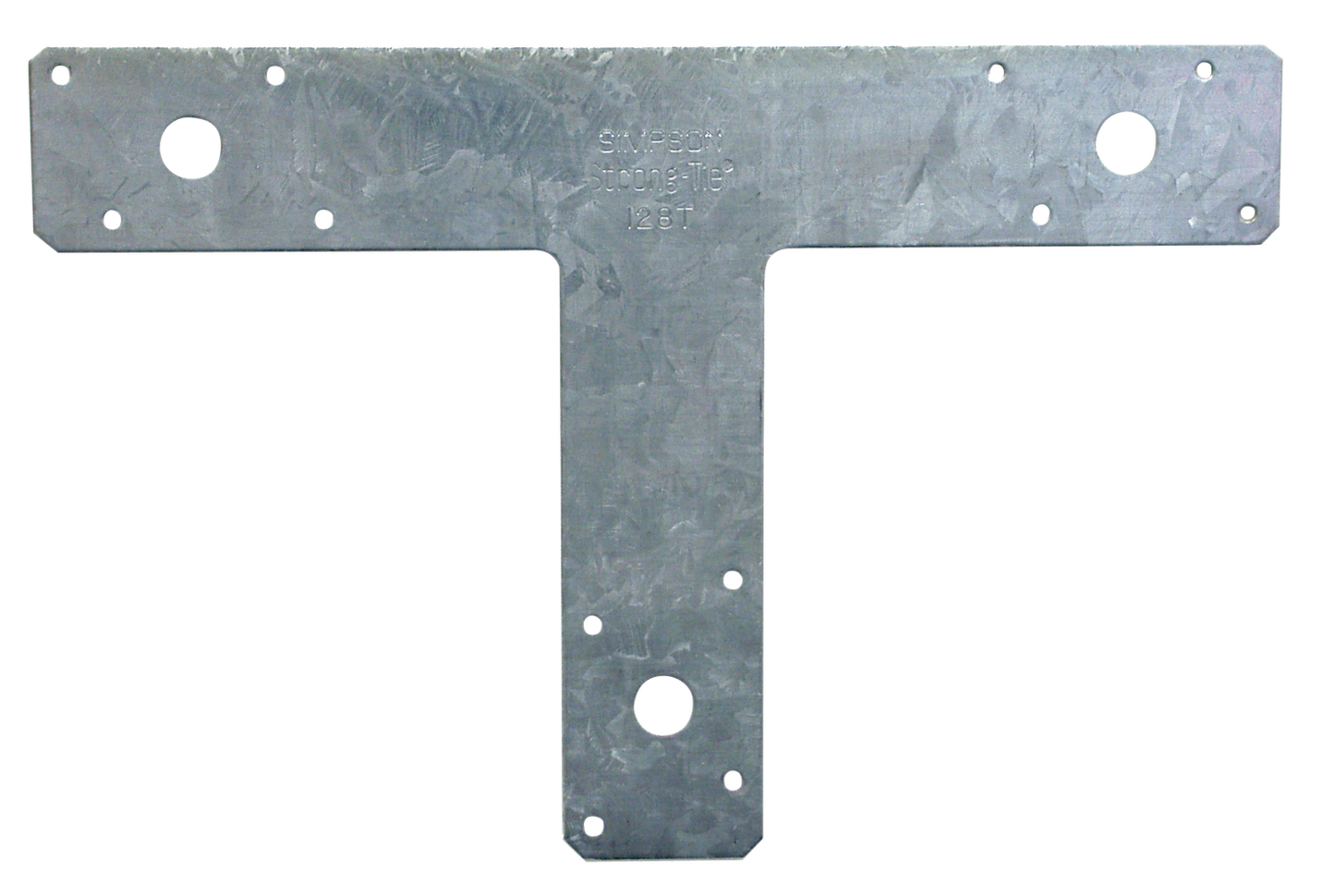 Simpson Strong-Tie 128T 12 in. x 8 in. 14-Gauge Galvanized T Strap