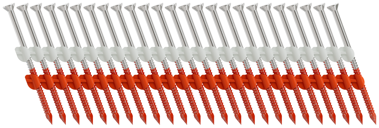 Simpson Strong-Tie S11A237KDJ 20–22° Plastic Strip, Casing Head, Ring-Shank Nail — 2-3/8 in. x 11 ga. (1000-Qty) (Pack of 4)