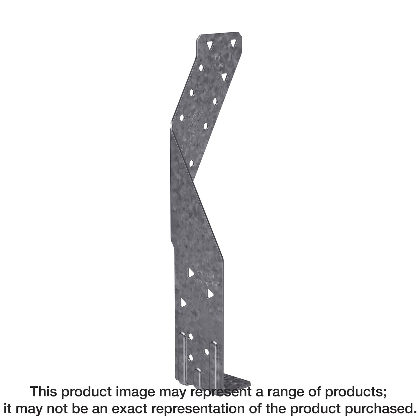 Simpson Strong-Tie TSP TSP 16-Gauge Galvanized Stud-Plate Tie (Pack of 4800)