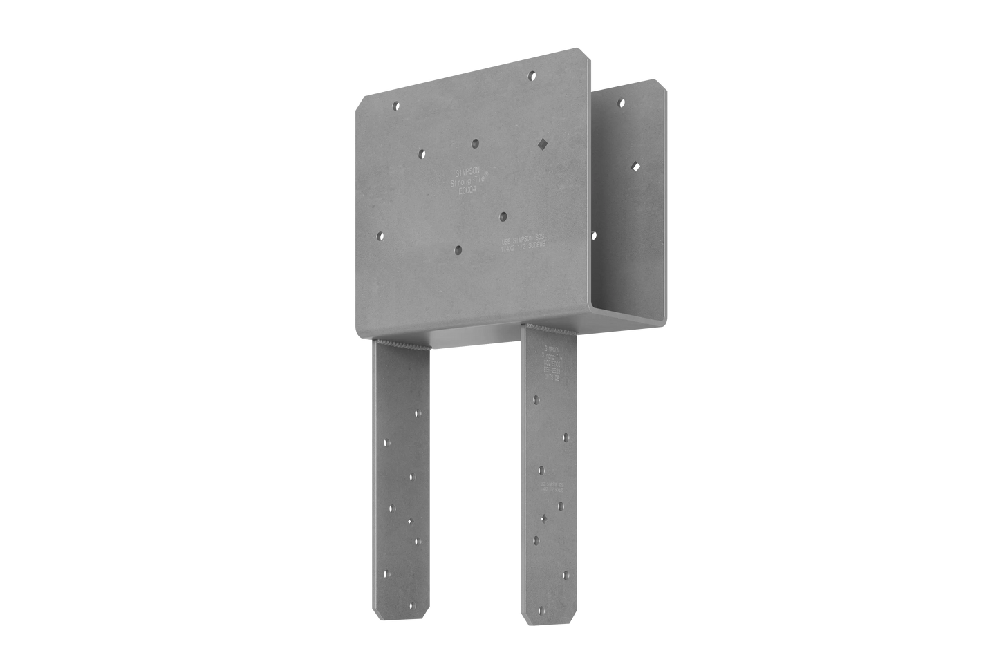 Simpson Strong-Tie ECCQ48SDS2.5 ECCQ™ End Column Cap for 4x Beam, 8x Post, with Strong-Drive® SDS Screws