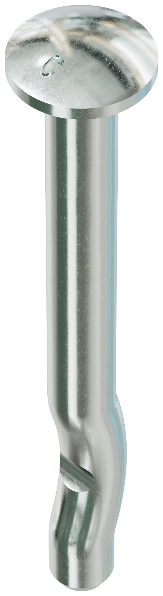 Simpson Strong-Tie CD25212M Crimp Drive® 1/4 in. x 2-1/2 in. Zinc-Plated Mushroom Head Anchor (100-Qty)