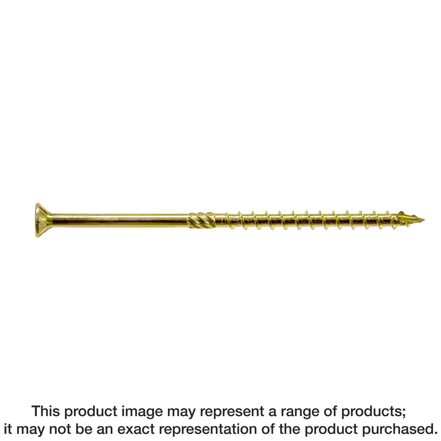 Simpson Strong-Tie SDCP22614 Strong-Drive® SDCP TIMBER-CP Screw — 0.315-in. x 6-1/4-in. T40, Yellow Zinc (250-Qty) (Pack of 39)