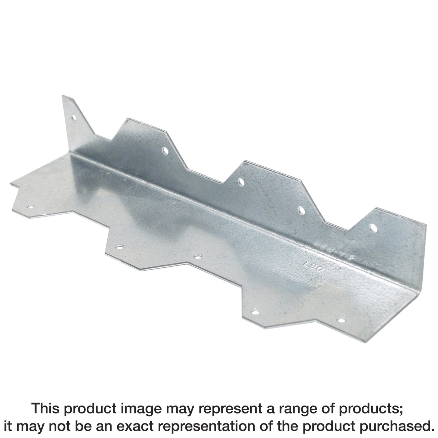 Simpson Strong-Tie L90 9 in. 16-Gauge Galvanized Reinforcing L Angle (Pack of 50)