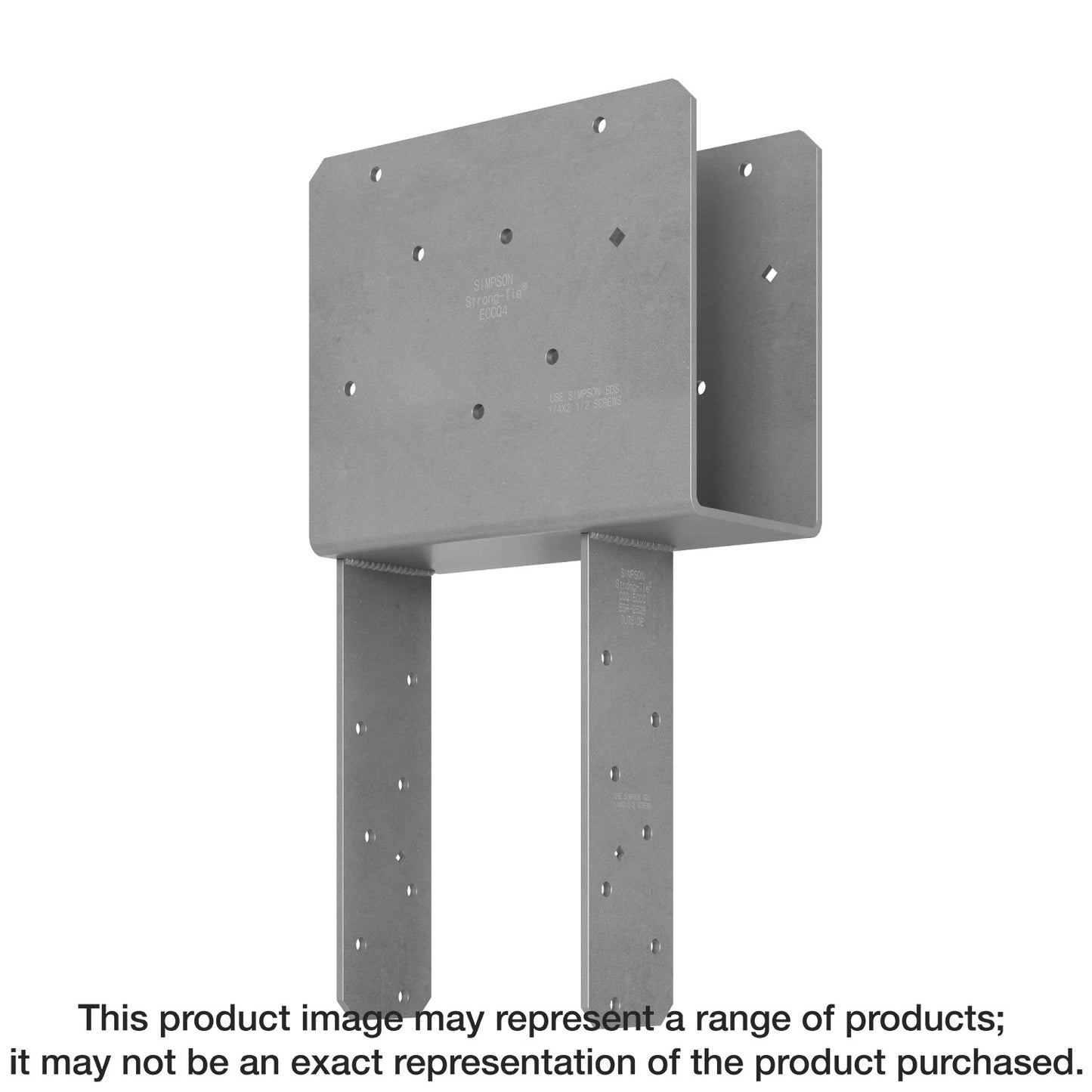 Simpson Strong-Tie ECCQ46SDS2.5 ECCQ™ End Column Cap for 4x Beam, 6x Post, with Strong-Drive® SDS Screws