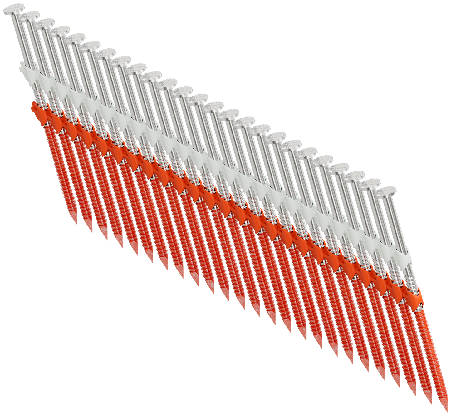 Simpson Strong-Tie S11A300CNB 20°–22° Plastic Strip, Full Round Head, Ring-Shank Nail — 3 in. x 0.120 in. Type 304 (4000-Qty)