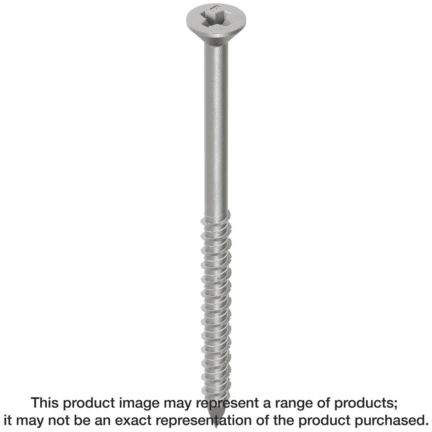 Simpson Strong-Tie TTN25400PFSS Titen® 1/4 in. x 4 in. Phillips Flat-Head Stainless-Steel Concrete and Masonry Screw (100-Qty)