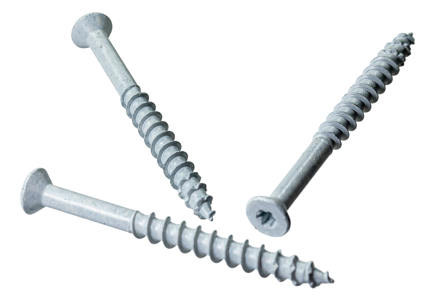 Simpson Strong-Tie TNTW25234TTR Titen Turbo™ — 1/4 in. x 2-3/4 in. 6-Lobe Trim-Head Concrete and Masonry Screw, White (100-Qty)