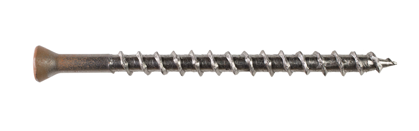Simpson Strong-Tie S07125WPB Deck-Drive™ DWP WOOD SS Screw — #7 x 1-1/4 in. T-15, Trim Head, Type 305 (5000-Qty)