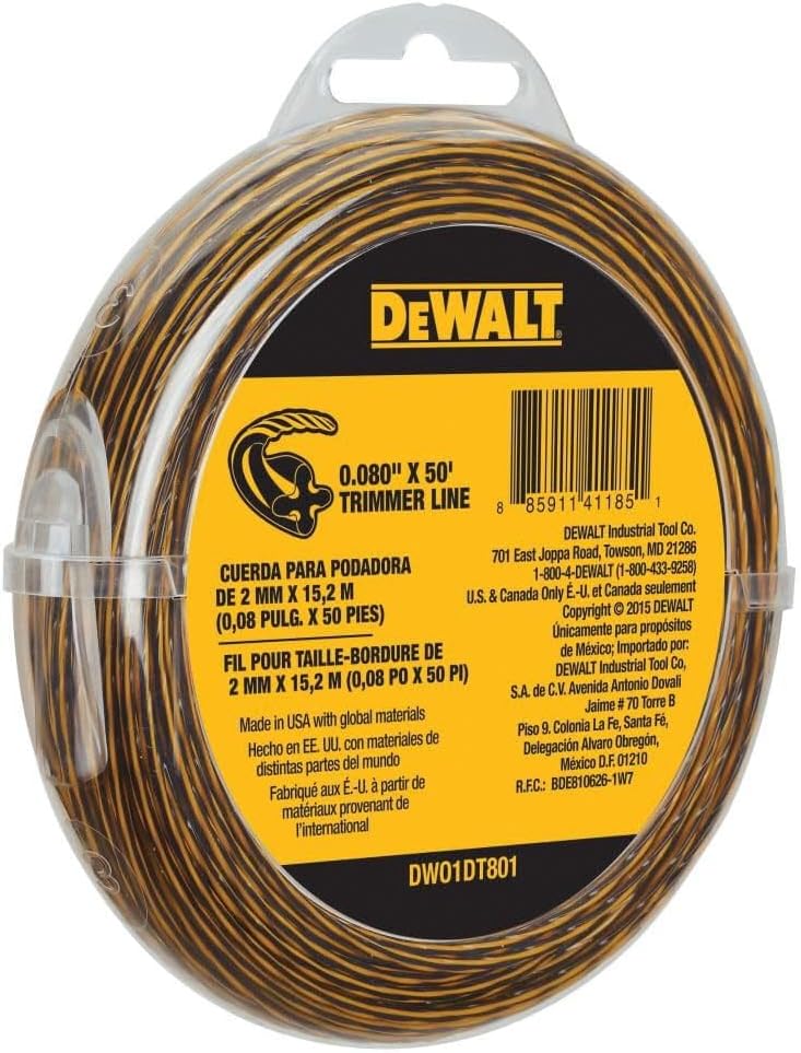 DeWalt DW01DT801 Trimmer Line 0.080 In. x 50 Ft.